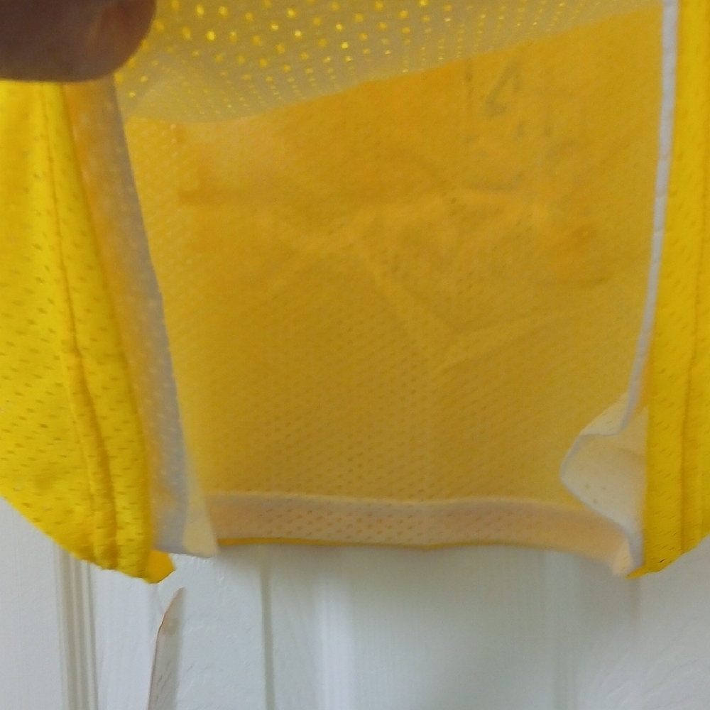 Bright Yellow Hampton Beach Net Crop Top One Size - Picture 10 of 13